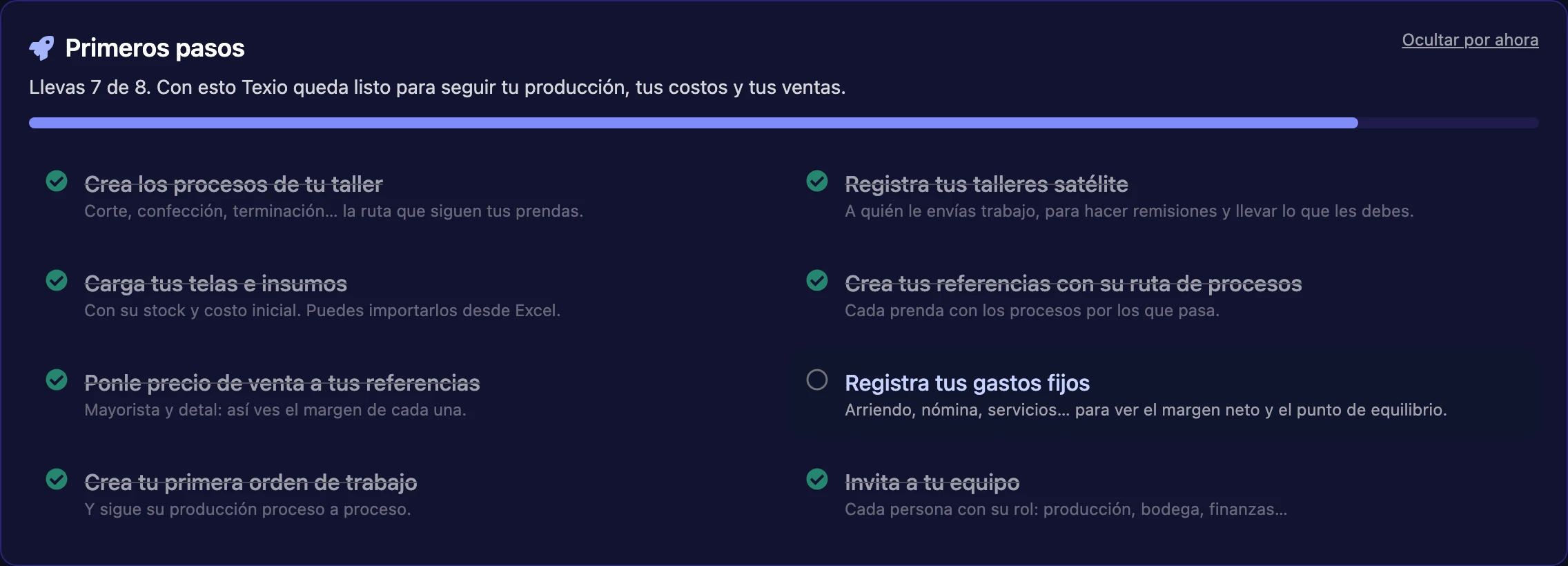 Guía de primeros pasos